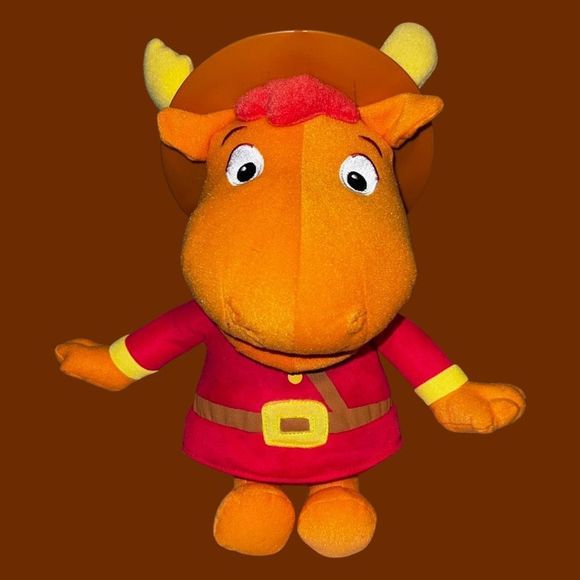 NWOB 2005 Mattel Fisher Price Backyardigans Mountie Tyrone Toy Plush 13" - Picture 1 of 4